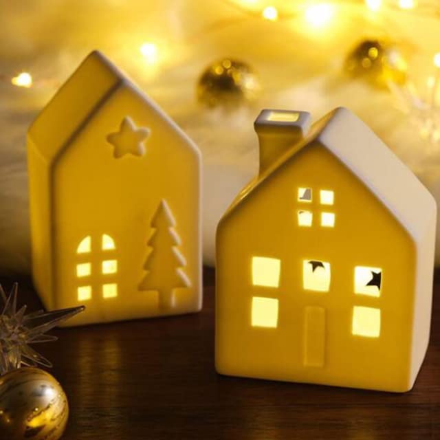 Amazon.co.jp: カルディ クリスマス セラミックハウスライト